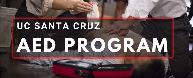 Header image with the label 'UC Santa Cruz AED Program' superimposed.
